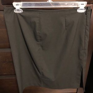 Black pencil skirt